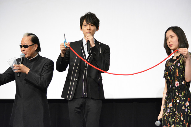 古川雄輝＆藤井武美＆Mr.マリック『風の色』初日舞台挨拶