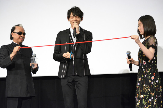 古川雄輝＆藤井武美＆Mr.マリック『風の色』初日舞台挨拶