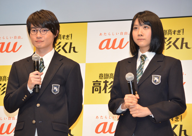 神木隆之介＆松本穂香「au新シリーズCM発表会」