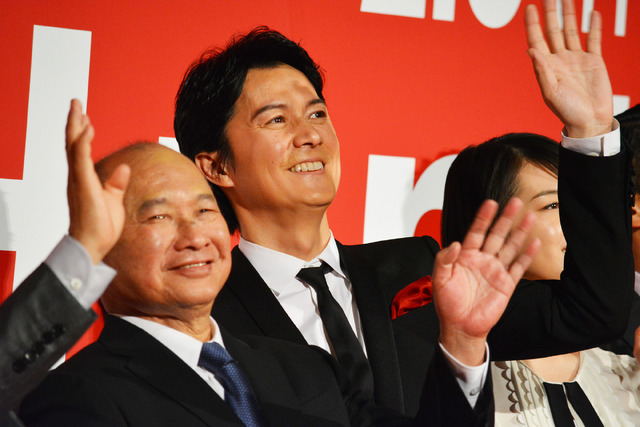 福山雅治＆ジョン・ウー監督／映画『マンハント』ジャパンプレミア
