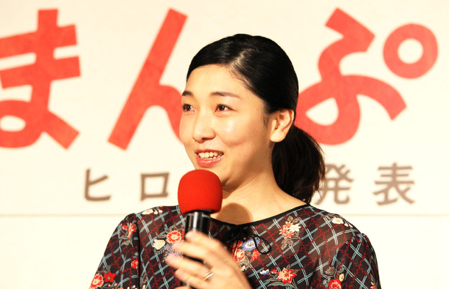 安藤サクラ／NHK連続テレビ小説「まんぷく」記者会見