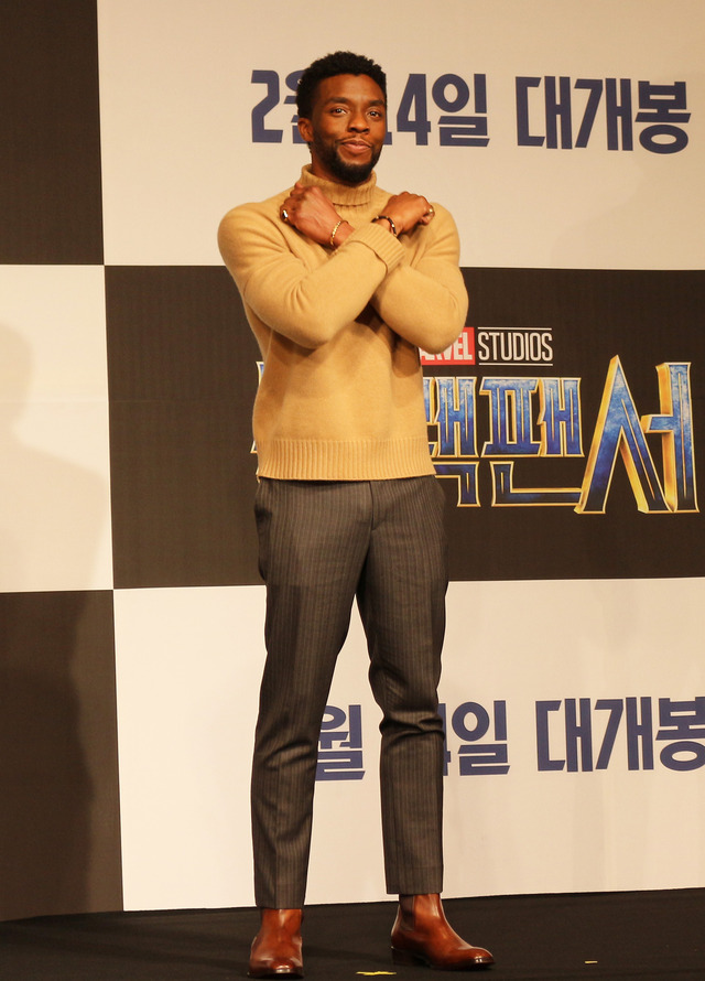 チャドウィック・ボーズマン/『ブラックパンサー』韓国記者会見