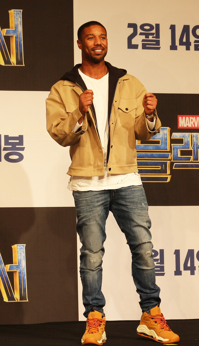 マイケル・B・ジョーダン/『ブラックパンサー』韓国記者会見