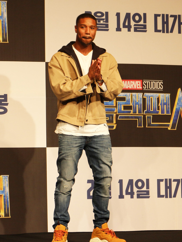 マイケル・B・ジョーダン／『ブラックパンサー』韓国記者会見
