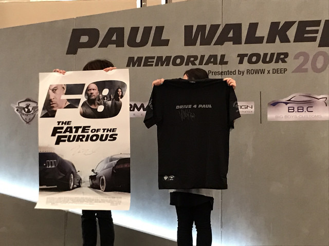 PAUL WALKER MEMORIAL TOUR　香港での模様