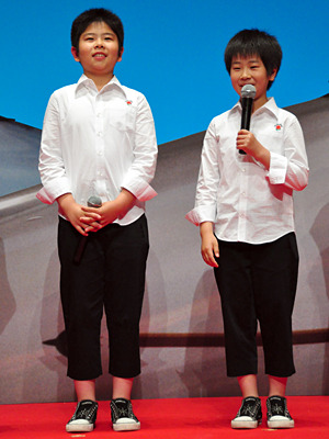 『奇跡』完成披露試写会にて