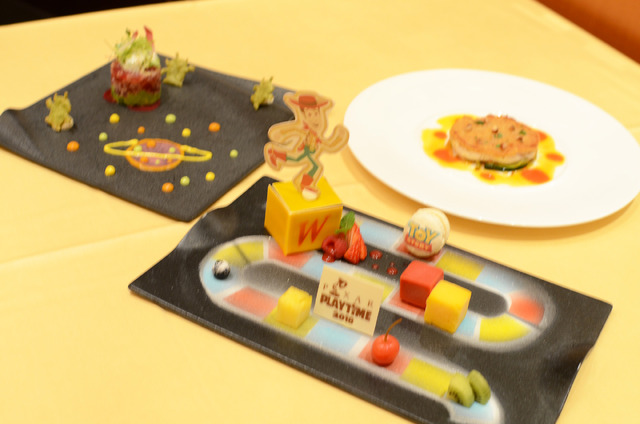 「“ピクサー・プレイタイム”エンパイアディナー（1/6～3/19）」（￥10,000）／ディズニーアンバサダーホテルのエンパイア･グリル