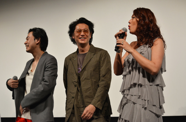 成田凌、井浦新、LiLiCo／『ニワトリ★スター』完成披露試写会舞台挨拶