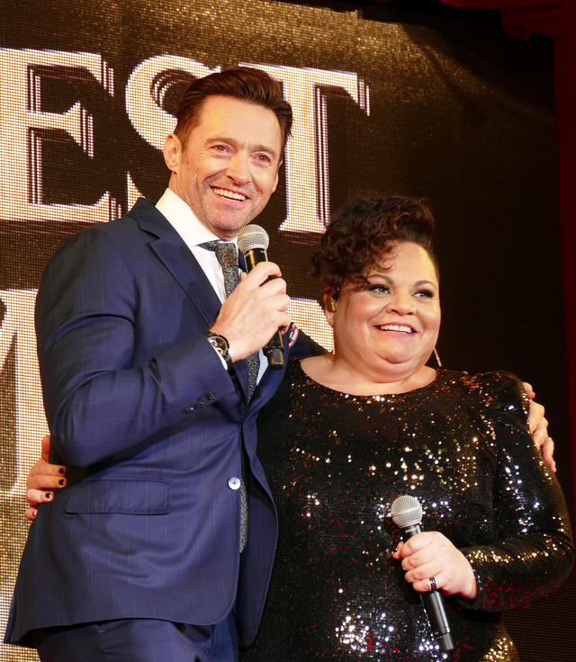 ヒュー・ジャックマン＆キアラ・セトル／『グレイテスト・ショーマン』プレミア