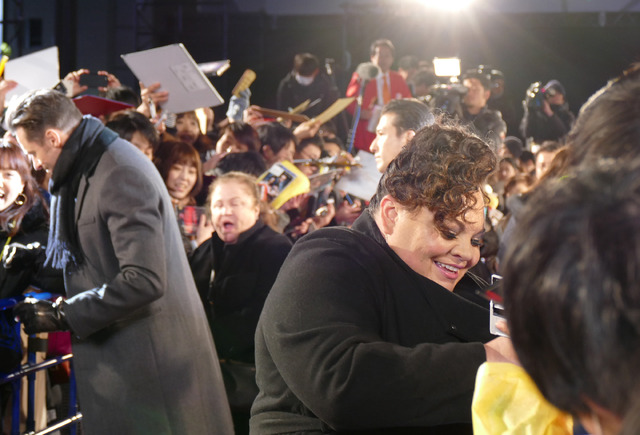 ヒュー・ジャックマン＆キアラ・セトル／『グレイテスト・ショーマン』プレミア