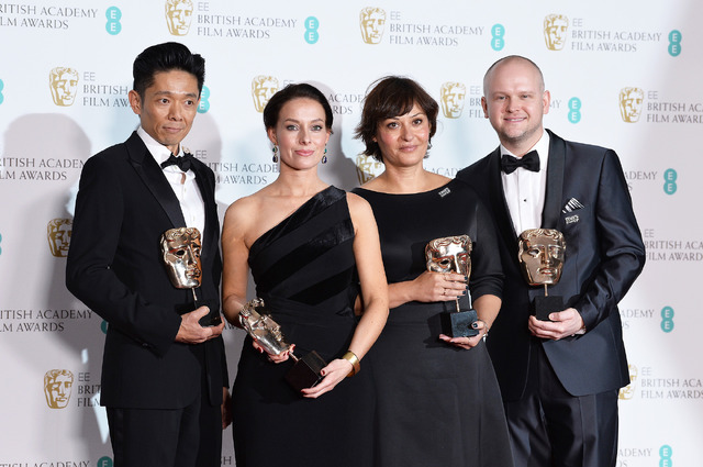 辻一弘&イヴァナ・プリモラック&ルーシー・シビック&デヴィッド・マリノウスキー-(C)Getty Images