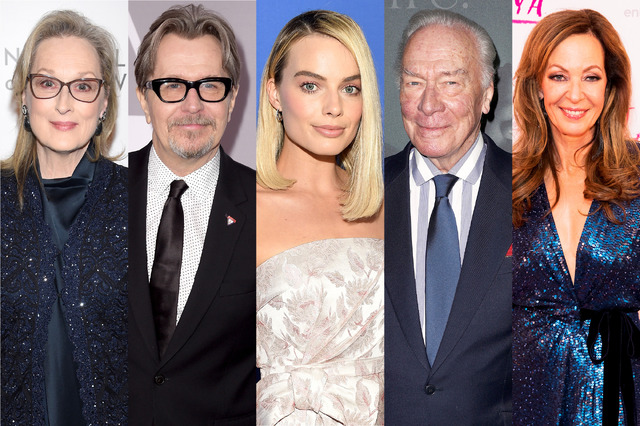 マーゴット・ロビー＆メリル・ストリープ＆ゲイリー・オールドマン＆アリソン・ジャネイ＆クリストファー・プラマー-(C)Getty Images