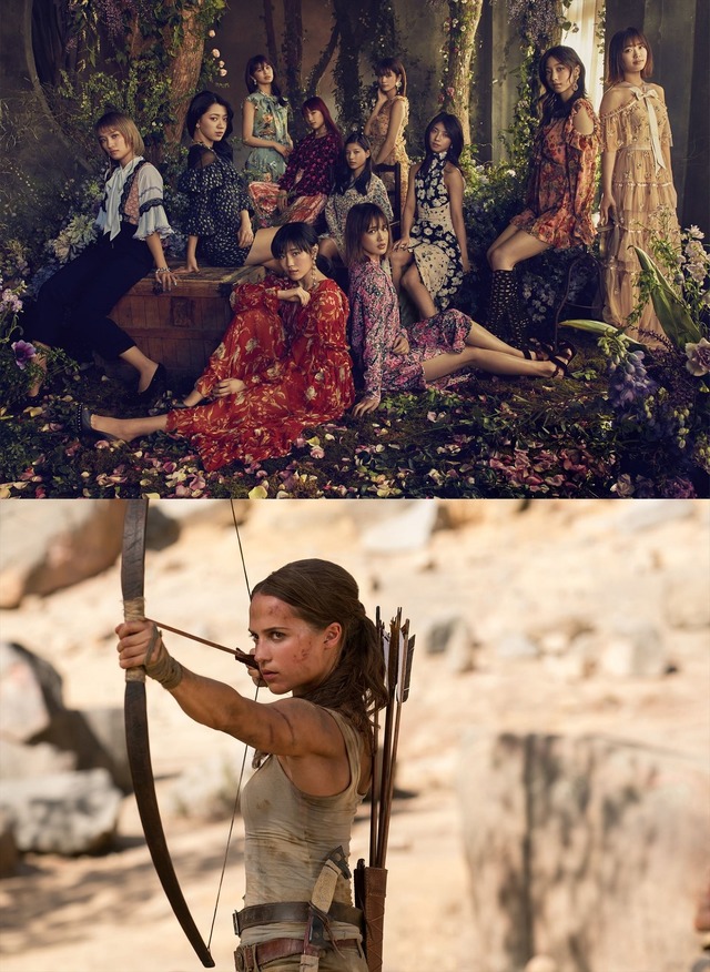 E-girls／『トゥームレイダー ファースト・ミッション』（C）2017 WARNER BROS. ENTERTAINMENT INC. AND METRO-GOLDWYN-MAYER PICTURES INC.