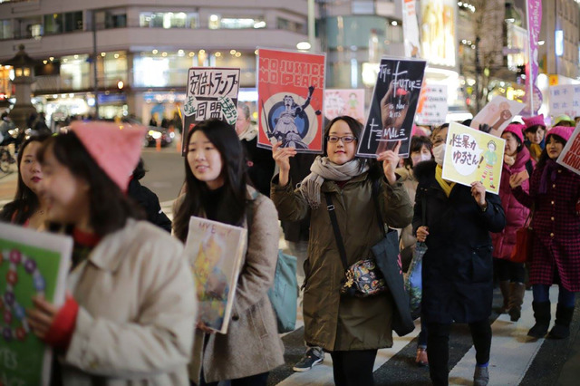 過去のウィメンズ・マーチ東京の様子