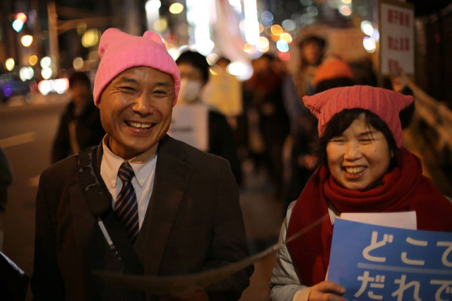 過去のウィメンズ・マーチ東京の様子