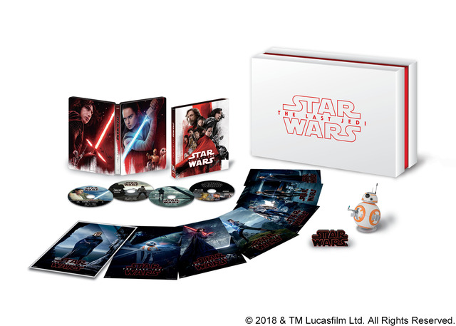 『スター・ウォーズ／最後のジェダイ』4K UHD MovieNEX プレミアムBOX（C）2018 & TM Lucasfilm Ltd. All Rights Reserved.