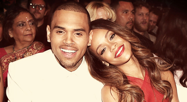 元彼女・リアーナとクリス・ブラウン -(C) Getty Images