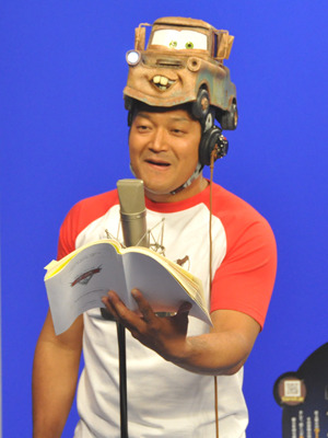 『カーズ2』アフレコ収録