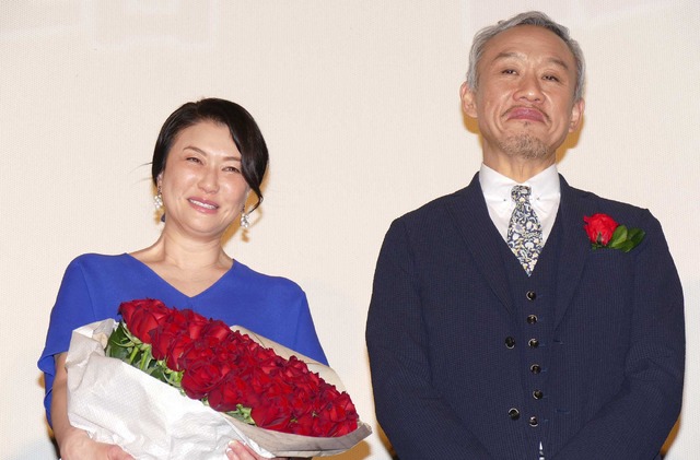 夏川結衣＆西村まさ彦／『妻よ薔薇のように 家族はつらいよIII』完成披露試写会