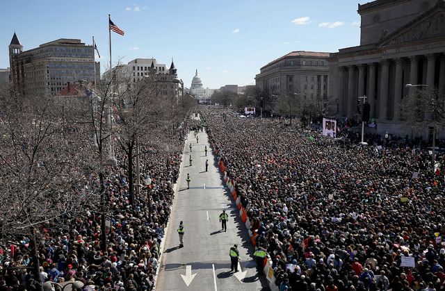 ワシントンD.C.での「March For Our Lives」の様子-(C)Getty Images