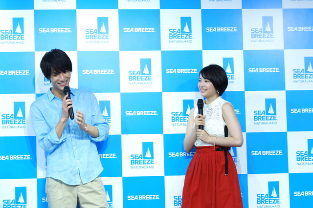 シーブリーズ新TVCM 「デオ＆ジェル 好きだから」篇　発表会