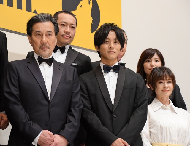 役所広司、松坂桃李、真木よう子／映画「孤狼の血」完成披露試写会