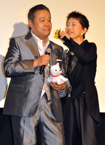 『星守る犬』初日舞台挨拶