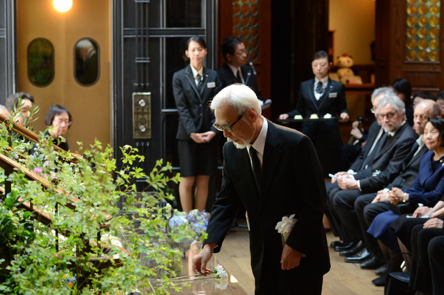 「高畑勲 お別れの会」東京・三鷹の森ジブリ美術館にて