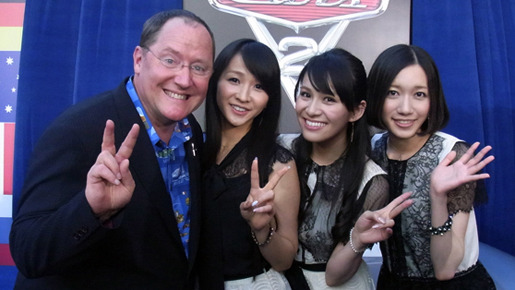 『カーズ2』L.A.プレミアに来場したPerfume