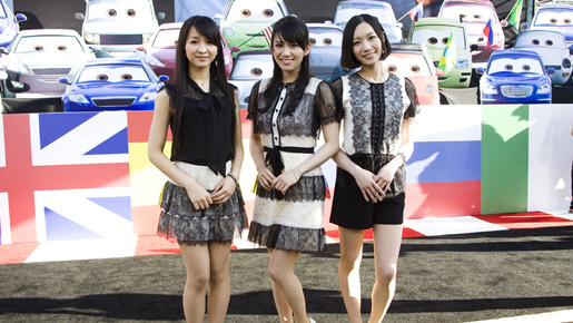 『カーズ2』L.A.プレミアに来場したPerfume