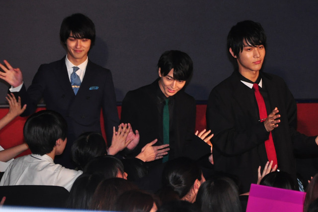 『虹色デイズ』完成披露試写会／中川大志×高杉真宙×横浜流星