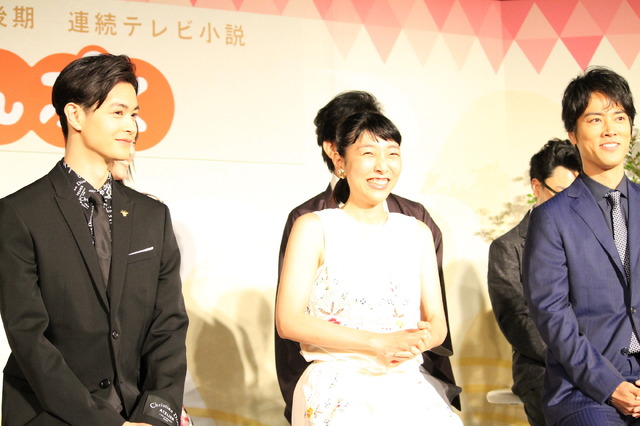 瀬戸康史、安藤サクラ、桐谷健太／連続テレビ小説「まんぷく」新キャスト発表会