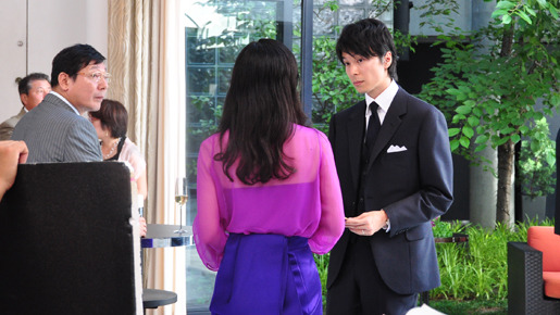 『セカンドバージン』撮影の様子