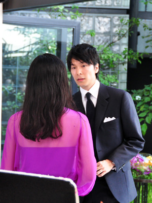 『セカンドバージン』撮影の様子