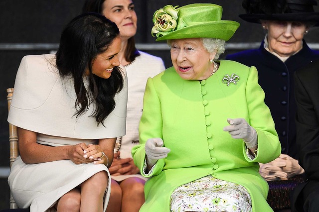 メーガン妃＆エリザベス女王-(C)Getty Images