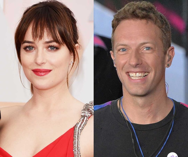 ダコタ・ジョンソン＆クリス・マーティン (C) Getty Images