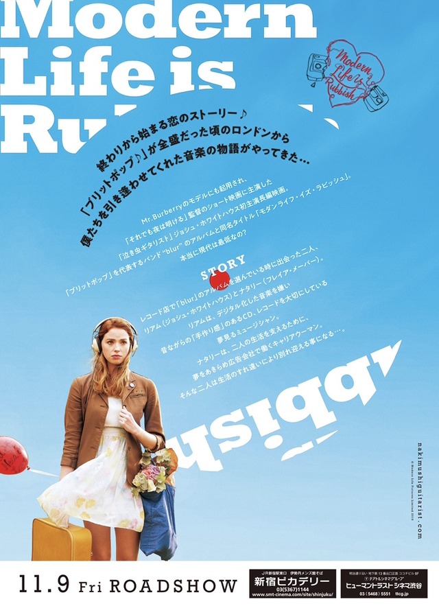 『モダンライフ・イズ・ラビッシュ ～ロンドンの泣き虫ギタリスト～』ポスター裏面