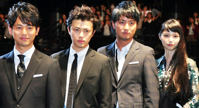 妻夫木聡&勝地涼&上地雄輔&宮崎あおい/『バンクーバーの朝日』ジャパン・プレミア