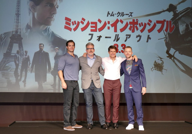 ヘンリー・カヴィル、クリストファー・マッカリー監督、トム・クルーズサイモン・ペッグ