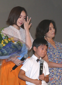 『ロック 〜わんこの島〜』初日舞台挨拶