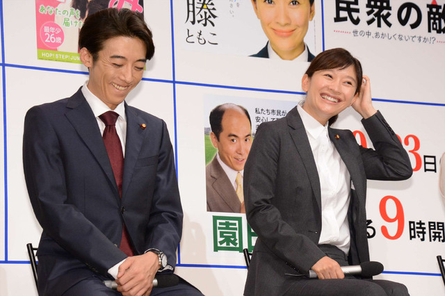 篠原涼子＆高橋一生／ドラマ「民衆の敵～世の中、おかしくないですか!?～」ファンミーティング