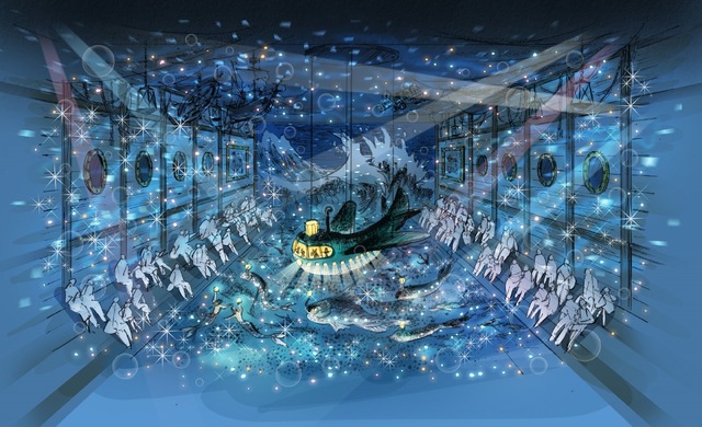 「ムーミンバレーパーク」海のオーケストラ号内観（C）Moomin Characters TM