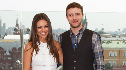 ミラ・クニス＆ジャスティン・ティンバーレイク -(C) Rex Features/AFLO