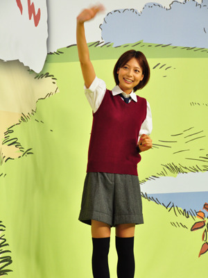 『くまのプーさん』公開記念イベントにて、相武紗季が“癒しの大使”に就任