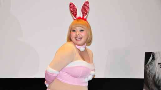 『ラビット・ホラー3D』公開記念イベントでの渡辺直美