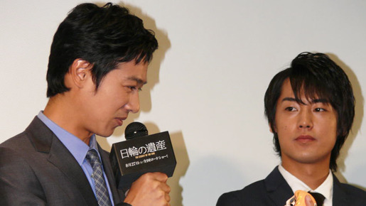 『日輪の遺産』初日舞台挨拶にて