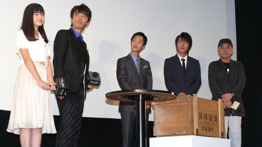 『日輪の遺産』初日舞台挨拶にて