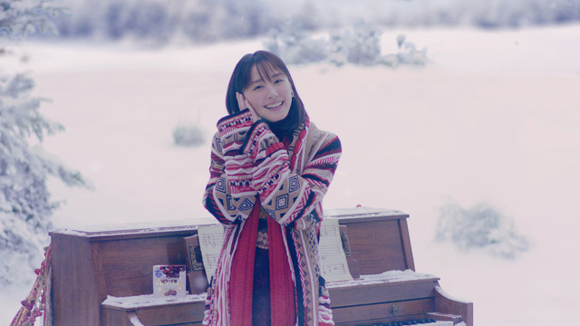 「メルティーキッス」新TVCM「雪原のピアノ篇」