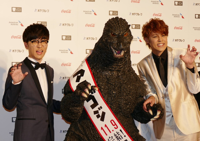 第31回東京国際映画祭　クロージング作品『GODZILLA 星を喰う者』宮野真守（ハルオ・サカキ役）、櫻井孝宏（メトフィエス役）