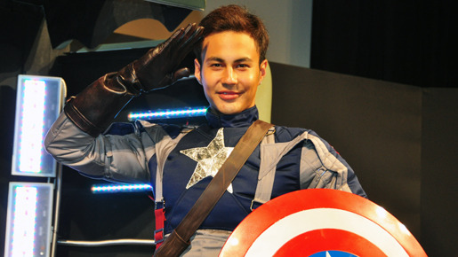 『キャプテン・アメリカ　ザ・ファースト・アベンジャー』ユージ＆上島竜兵イベント